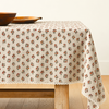Lemon Woven Linen Stain Resistant Table Cloth