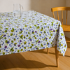 Genoa Woven Linen Stain Resistant Table Cloth White