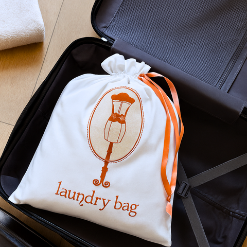 Cotton Laundry Bag Orange