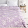 Coral 4 Layer Muslin Double Bedspread Green