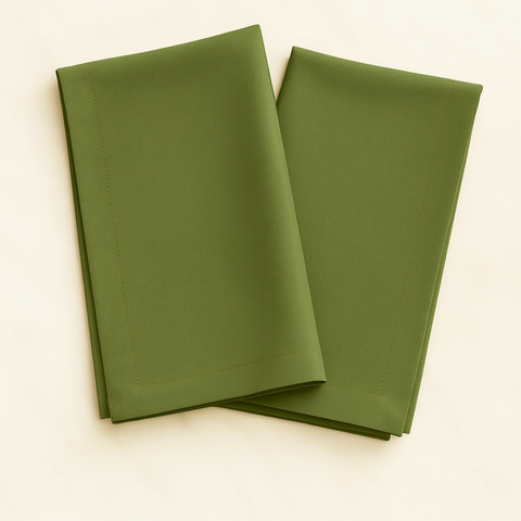 Genoa Woven Linen Stain Resistant Napkin Gray (Pack of 2)