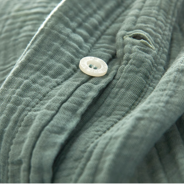 Allure Muslin Cotton Double King Size Duvet Cover Set 240x220 cm Brown