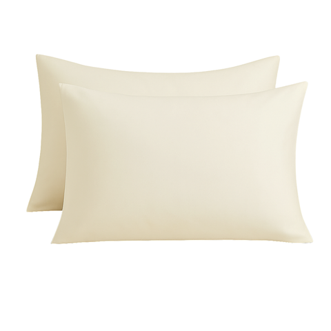 Stella 100% Cotton Satin 2 Pack 50x70 cm Pillow Cover Powder