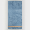 Harbor %100 Pamuk Bordür Detaylı Banyo Havlusu 70x140 cm Mavi
