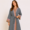 Cyra 100% Cotton Shawl Blue
