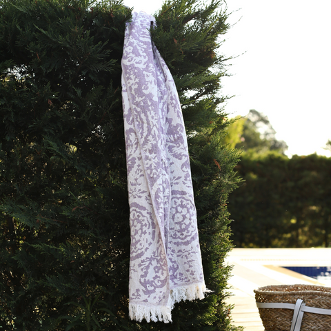 Coral Throw Muslin Cotton Loincloth Red 90x200 cm