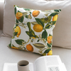 Lemon Woven Linen Cushion Cover 45x45 cm