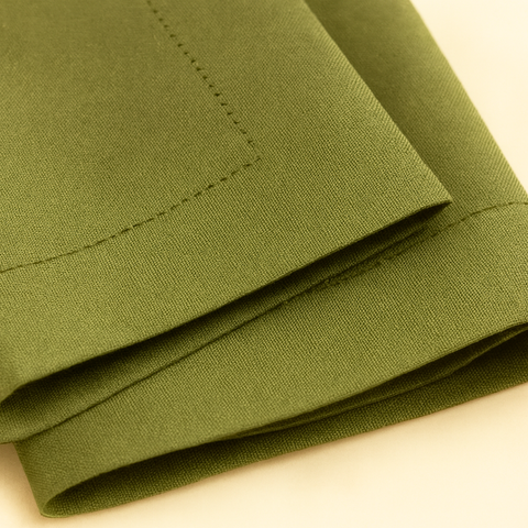 Genoa Woven Linen Stain Resistant Napkin Gray (Pack of 2)