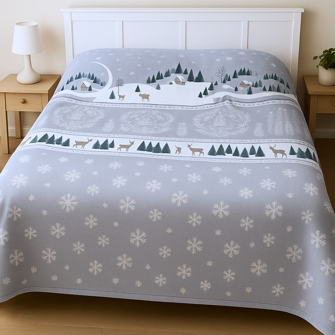 Winter Welsoft Çift Kişilik Battaniye 200x220 cm