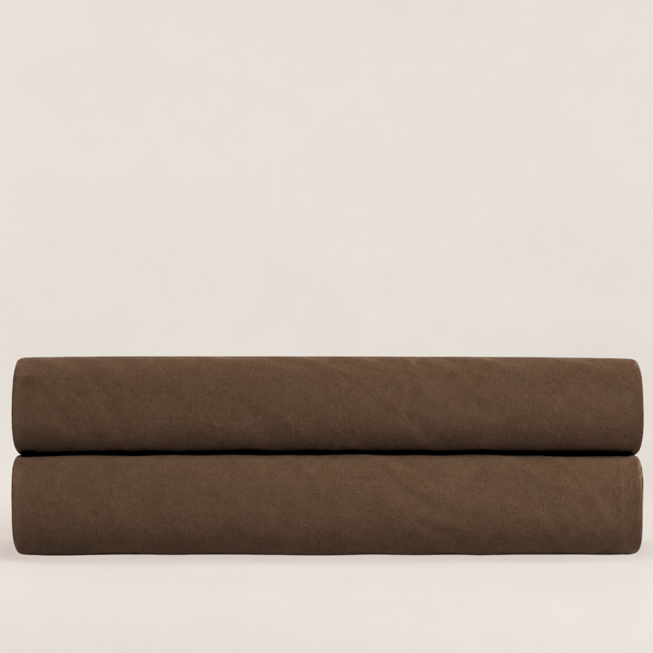 Stella 100% Cotton Ranforce Double Elastic Bed Sheet 160x200 cm Light Blue