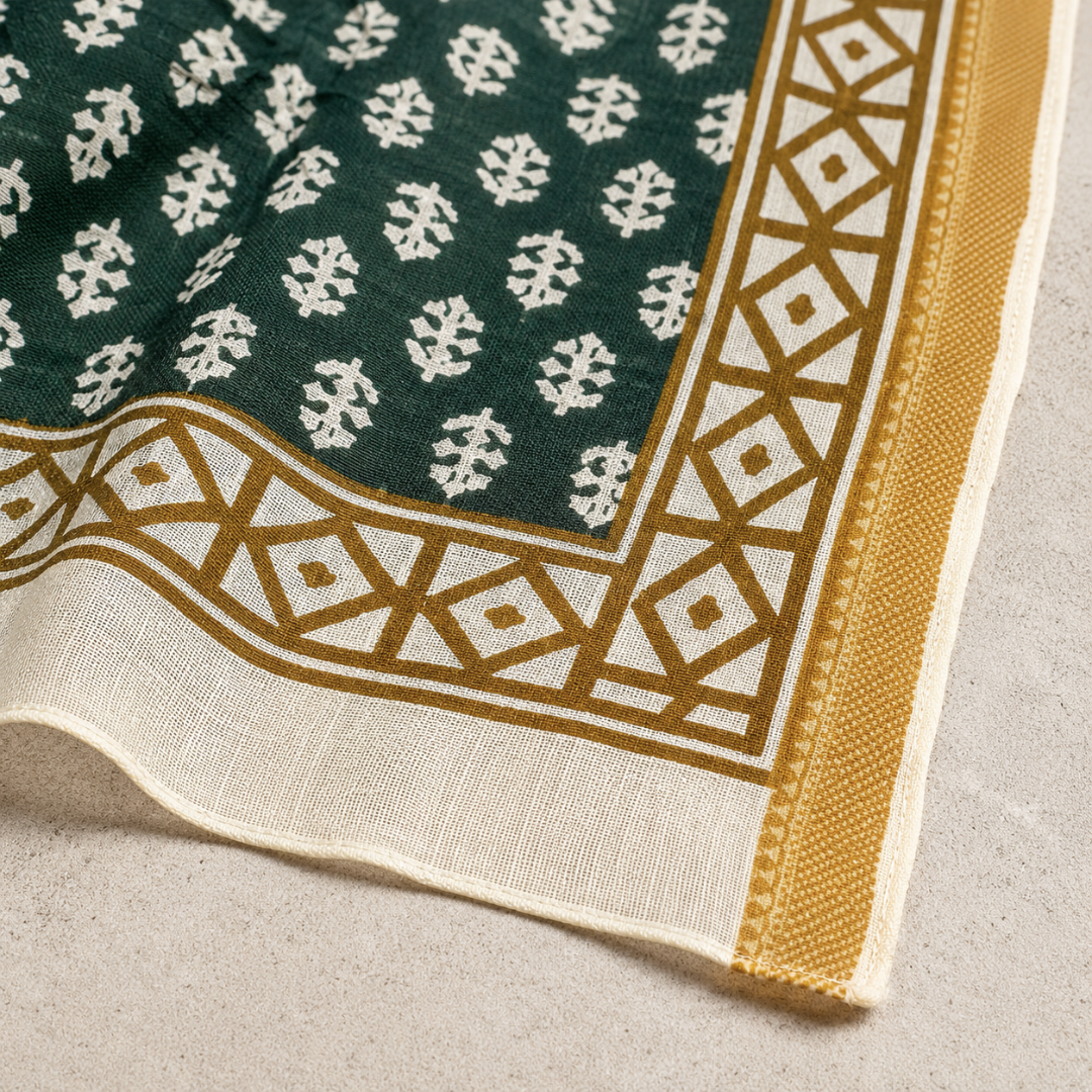 Cyra 100% Cotton Shawl Blue