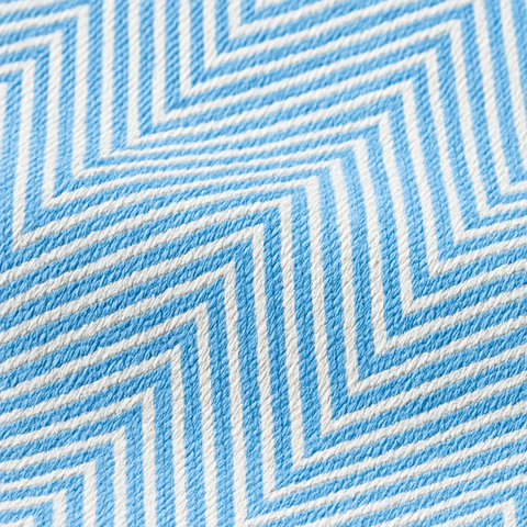 Laura %100 Pamuk Throw Örtü 150x200 cm Turkuaz Mavi