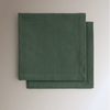Genoa Woven Linen Stain Resistant Napkin White (Pack of 2)