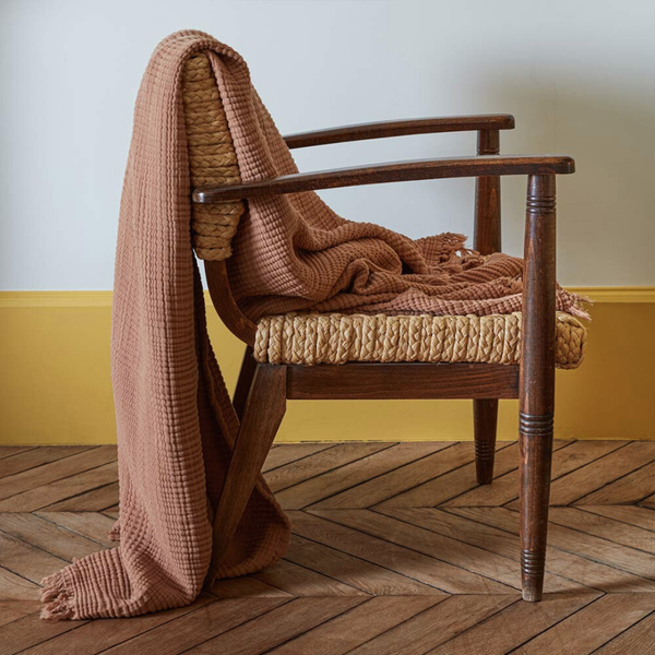 Navigli Single 4 Layer Muslin Bedspread Brown