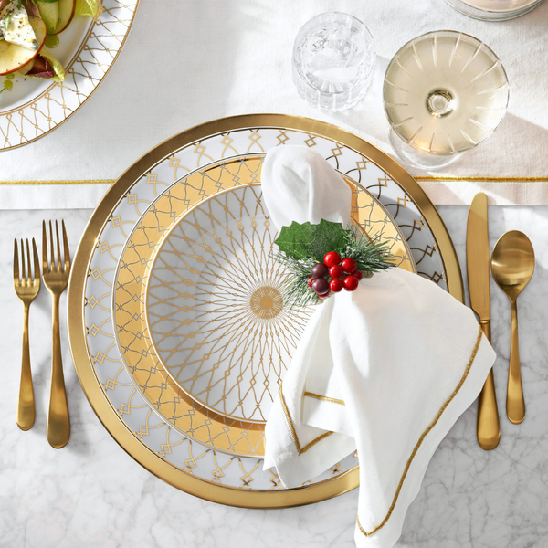 Genoa Woven Linen Stain Resistant Napkin Gray (Pack of 2)