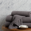 Waffle 100% Cotton Bath Towel 80x160 Anthracite