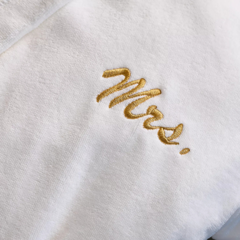 Ultra Soft 100% Cotton Bathrobe White