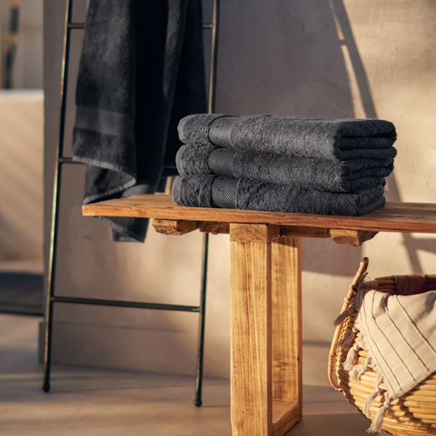 Ultra Soft Bamboo Bath Towel 70x140 cm Anthracite