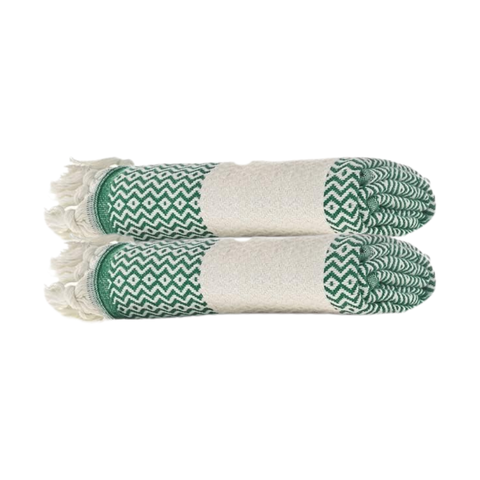 Armona Tasseled Peshkir Face Towel 50x100 cm Blue