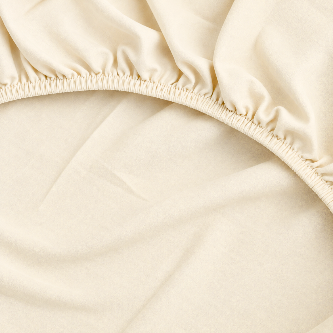 Stella 100% Cotton Ranforce Double Elastic Bed Sheet 160x200 cm White
