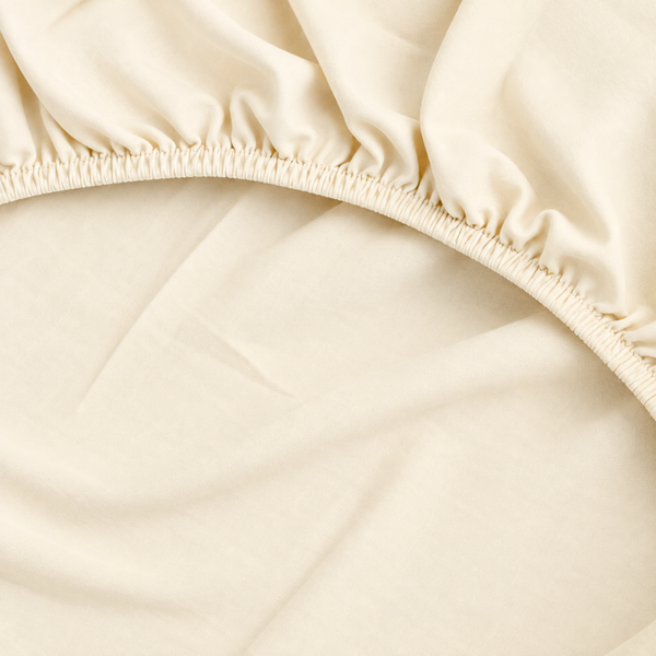 Stella 100% Cotton Ranforce Double Elastic Bed Sheet 160x200 cm White