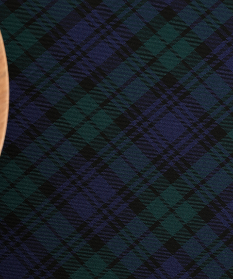 Tartan Plaid Cushion Cover 45x45 cm White