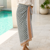 Cyra 100% Cotton Shawl Blue