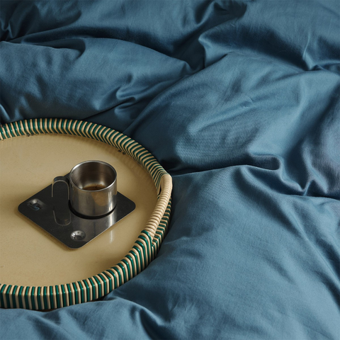 Allure Muslin Cotton Double King Size Duvet Cover Set 240x220 cm Brown