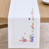 Coral Embroidered Runner 50x160 cm Orange