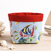 Bread Design Woven Basket Rooster Pattern