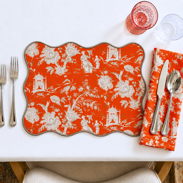 Genoa Woven Linen Stain Resistant Napkin Gray (Pack of 2)