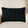 Tartan Plaid Cushion Cover 45x45 cm White