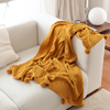 Nova Triko Throw Battaniye 130x150 cm Safran