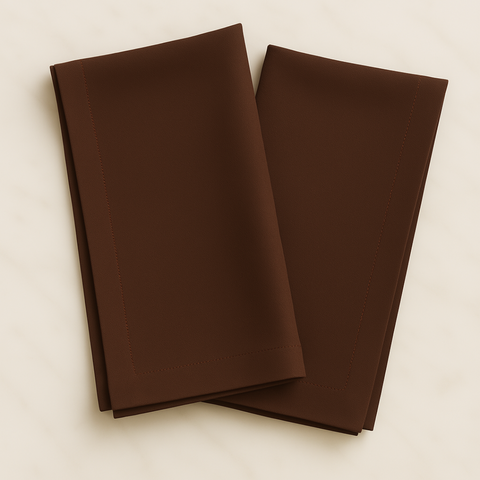 Genoa Woven Linen Stain Resistant Napkin Gray (Pack of 2)