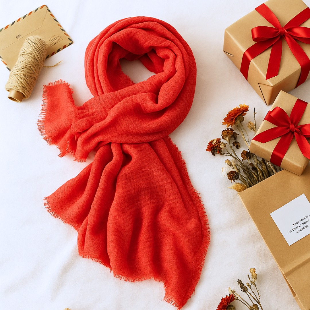 Cyra 100% Cotton Shawl Yellow