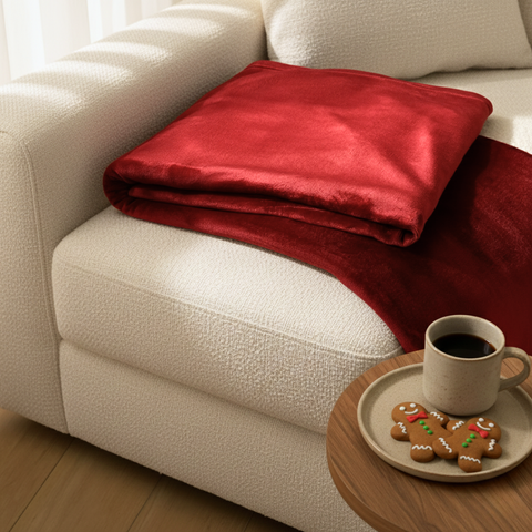 Perugia Single Wellsoft Blanket 160x200 cm Red