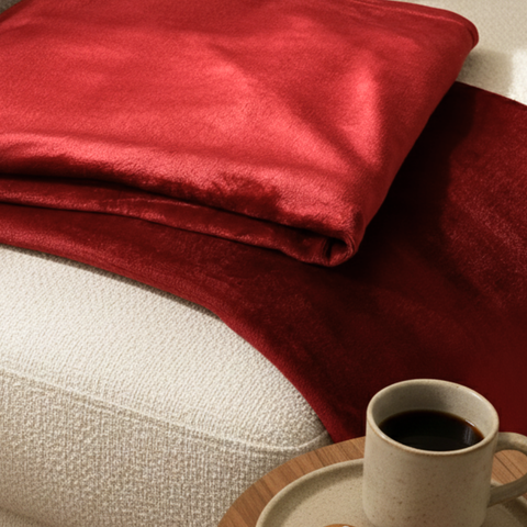 Perugia Single Wellsoft Blanket 160x200 cm Red