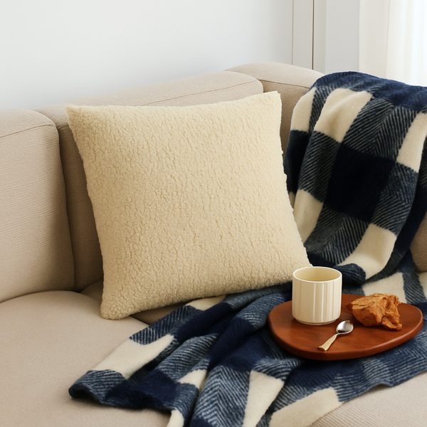 Pufco Ultra Soft Cushion Cover 45x45 cm Ecru