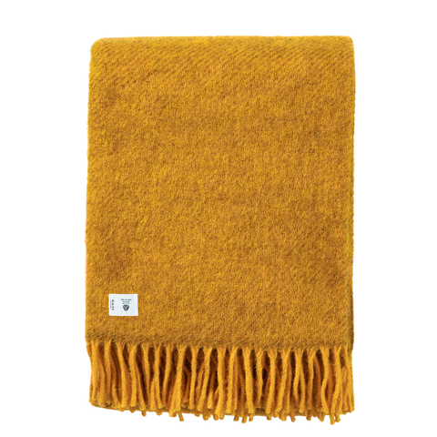 Woolmark Single Pure Wool Blanket Saffron