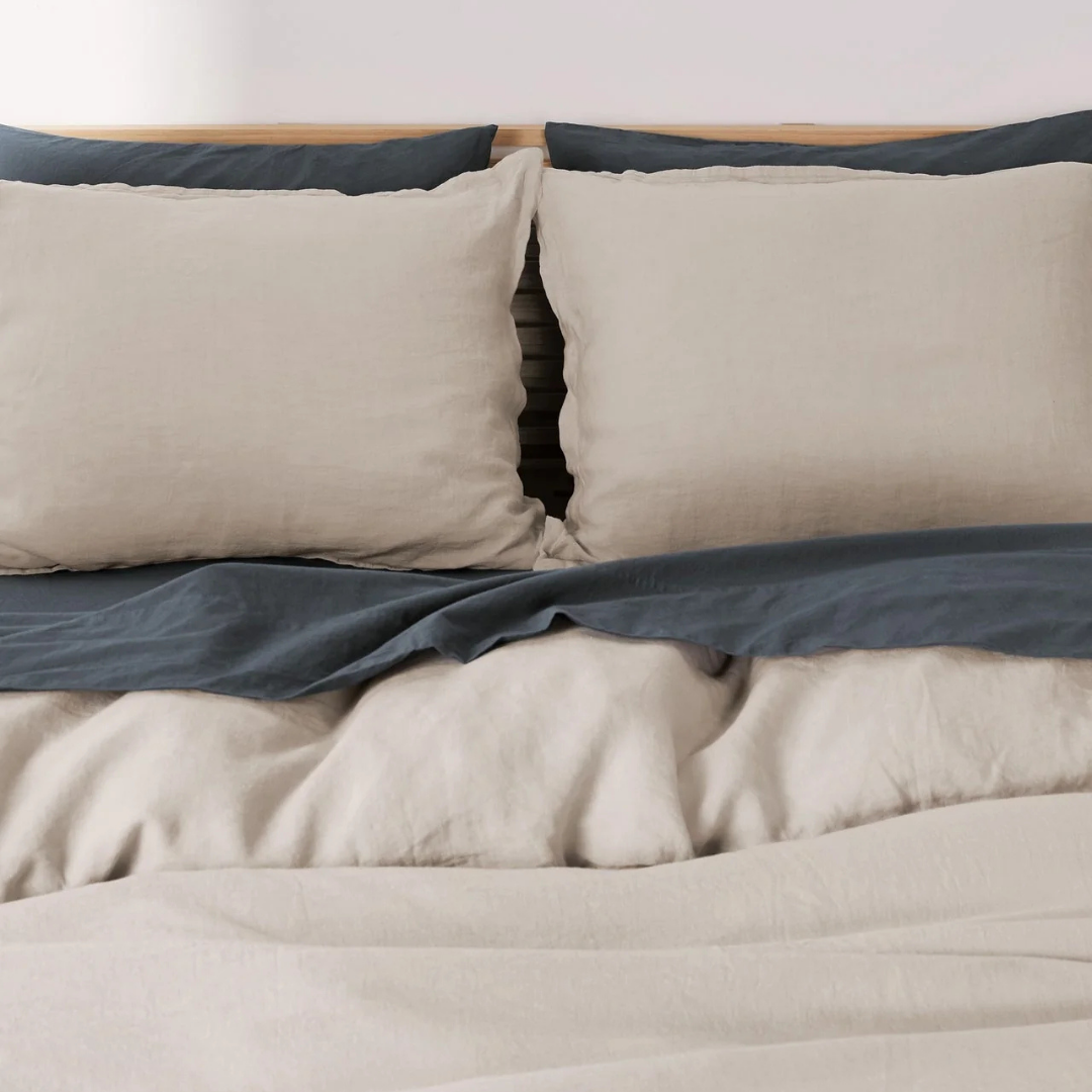 Allure Muslin Cotton Double Duvet Cover Set 200x220 cm White