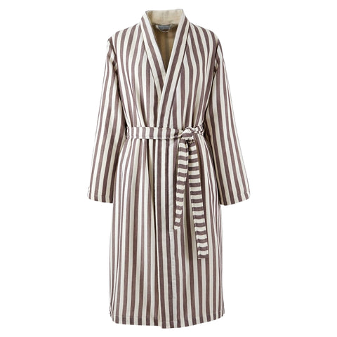 Terra Doubleface Midi Kadın Bornoz/Sabahlık Bordo