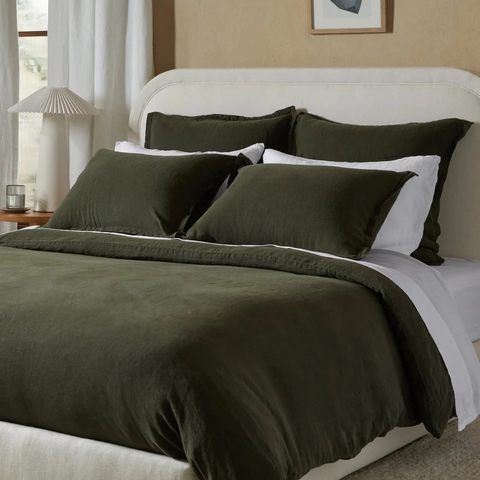 Allure Muslin Cotton Double Duvet Cover Set 200x220 cm White