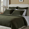 Allure Muslin Cotton Double Duvet Cover Set 200x220 cm White