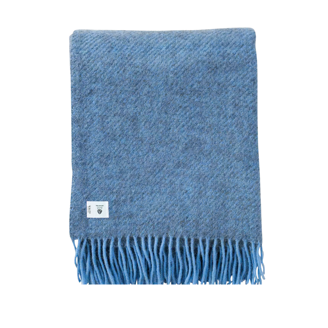 Woolmark Single Pure Wool Blanket Purple