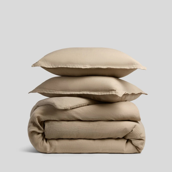 Allure Muslin Cotton Double Duvet Cover Set 200x220 cm White