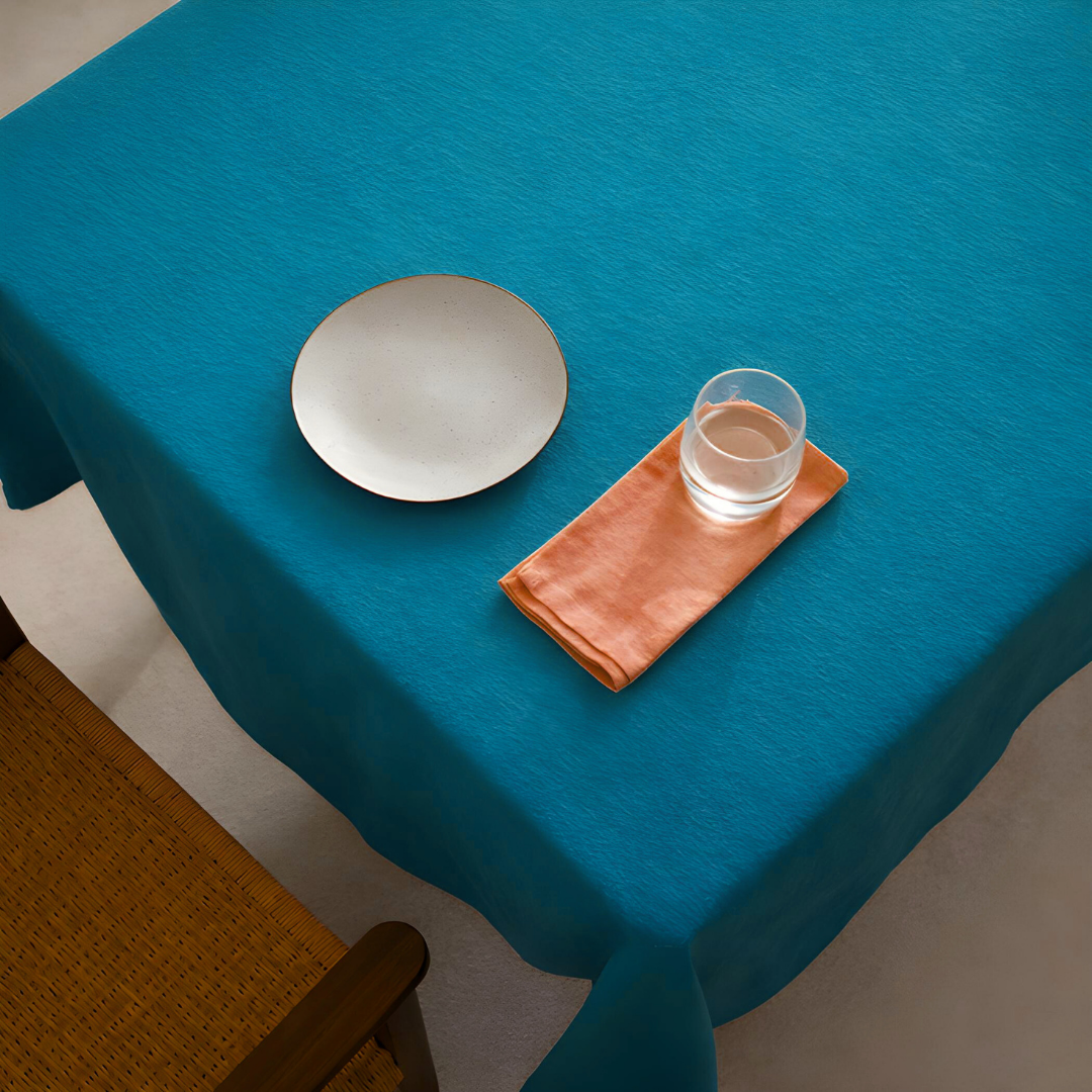 Genoa Woven Linen Stain Resistant Napkin White (Pack of 2)