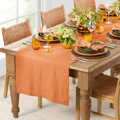 Genoa Woven Linen Stain Resistant Napkin White (Pack of 2)