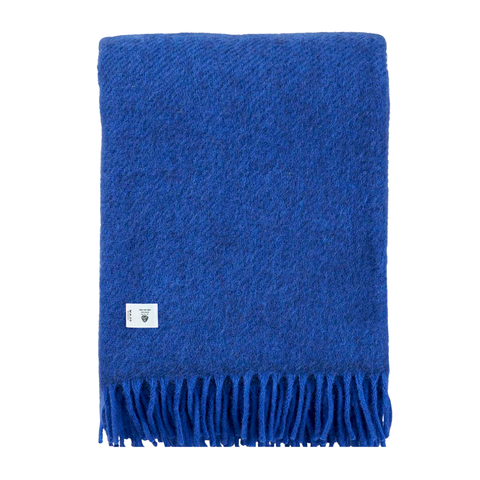 Woolmark Single Single Pure Wool Blanket Blue