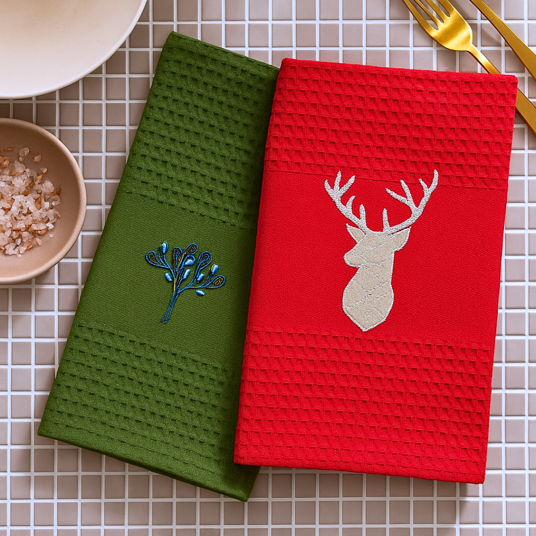 Williams 2 Pack Kitchen Drying Towel Christmas