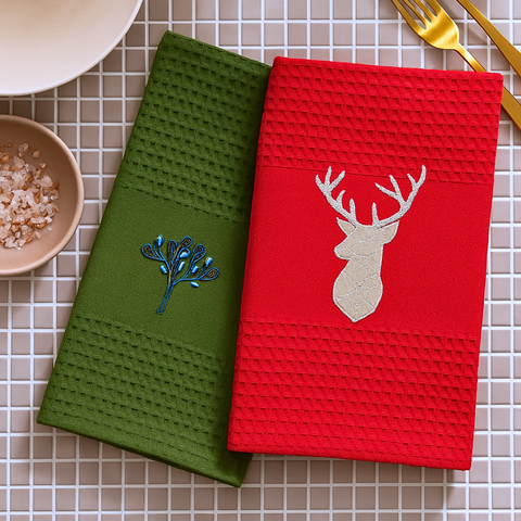 Williams 2 Pack Kitchen Drying Towel Christmas